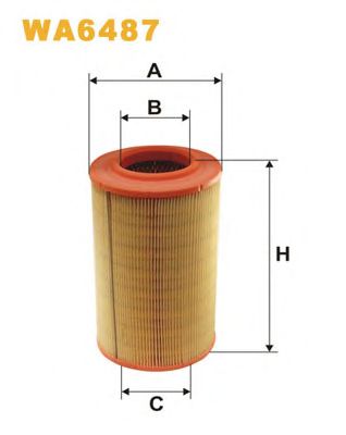 WIX FILTERS wa6487 -  Воздушный фильтр